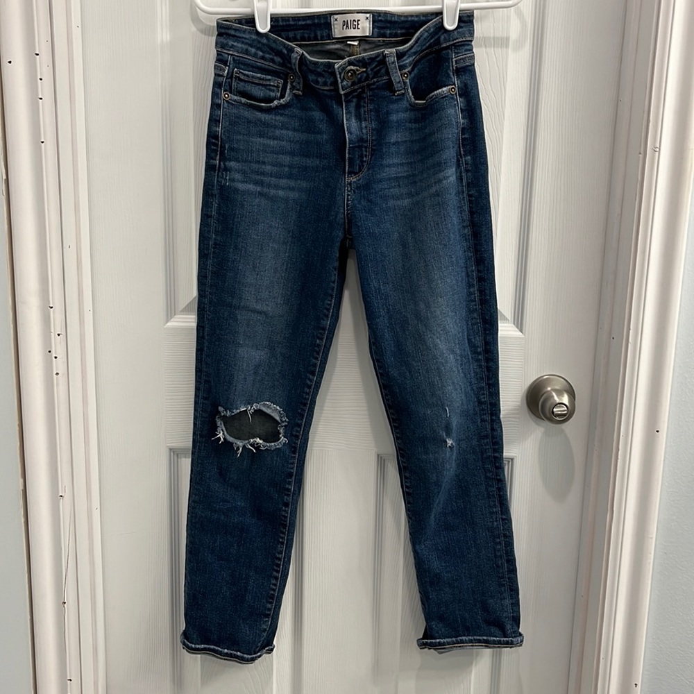 Paige Jacqueline Straight Distressed, 26